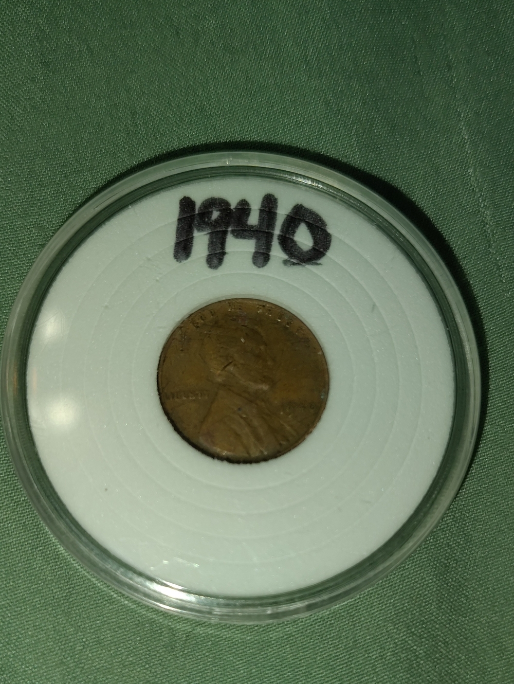 1940 Lincoln Wheat Penny - Brown
